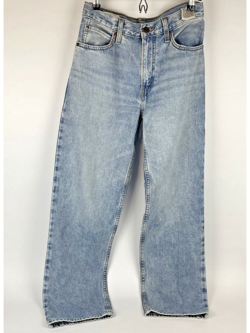 Levi’s Charlie Boy High Waist Straight Leg Jeans – Women’s Size 25 Light Wash